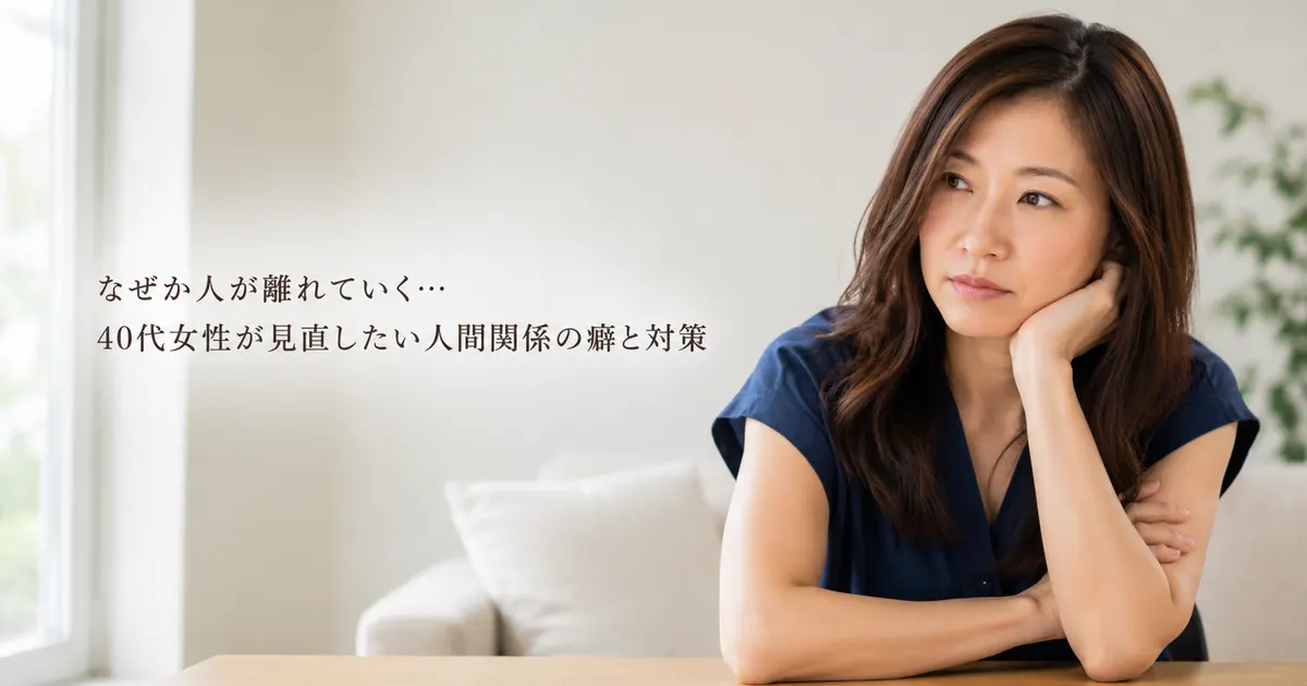 人間関係に悩み考え事をしている女性